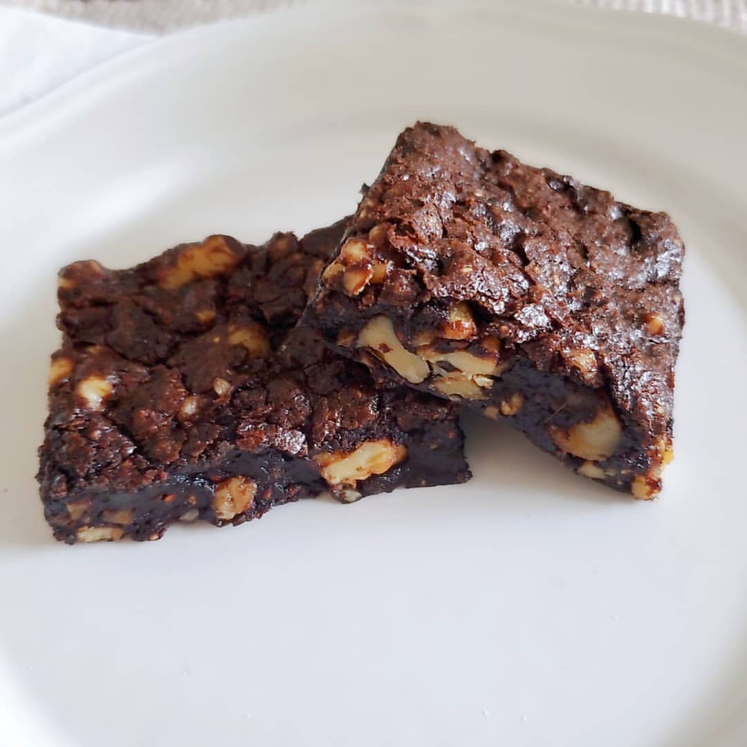 Brownie vegan chocolat & noix - healthyfood_creation