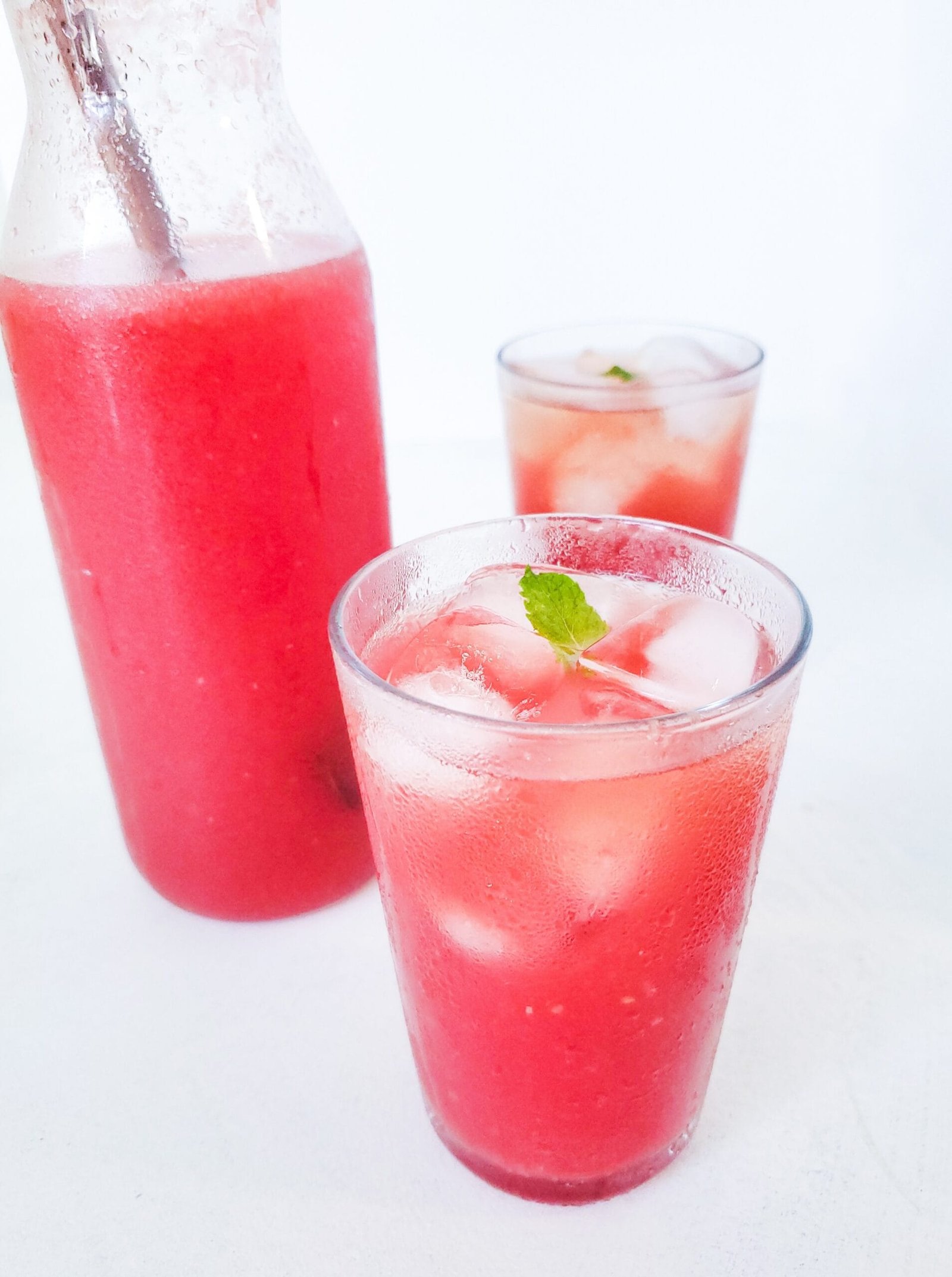 Watermelon Mint Ice Tea Una Rose Vegan