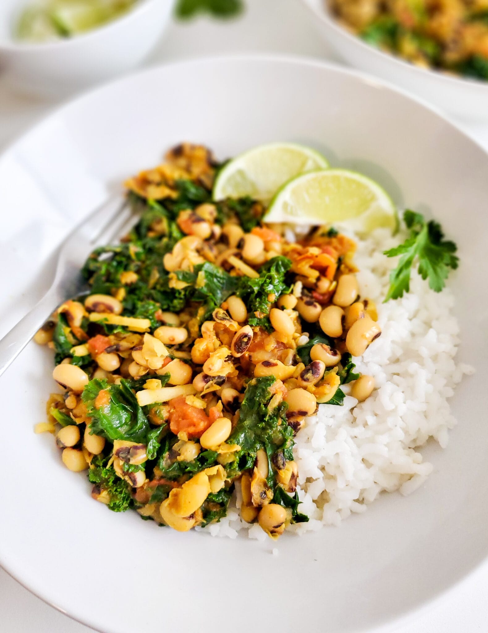 Black Eyed Pea and Kale Masala Una Rose Vegan