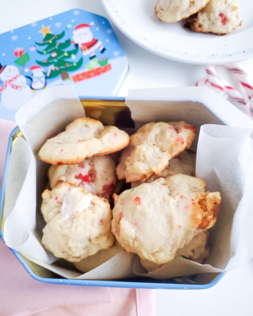 Candy Cane Marshmallow Cookies 3