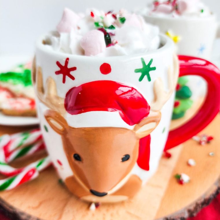 Vegan Peppermint Hot Chocolate