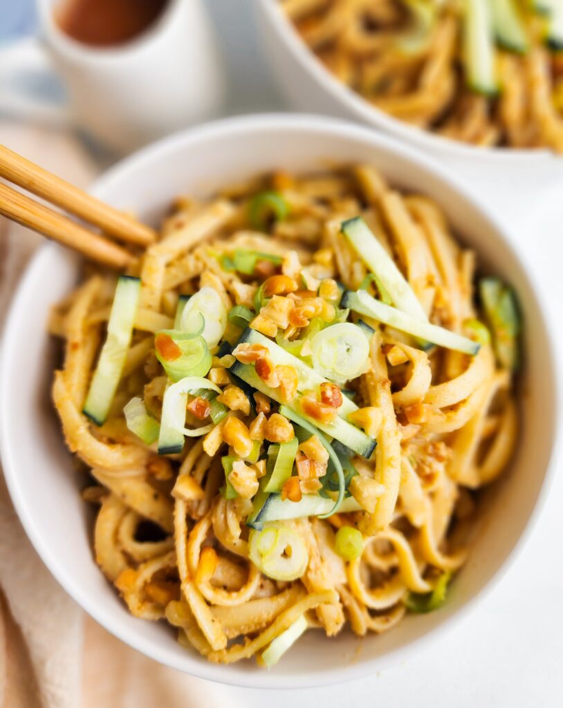 Peanut butter noodles 4